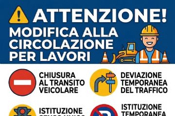 Modifica della circolazione stradale nell'abitato di Ribolla - divieto di transito in Via Casetta Papi con deviazione del traffico veicolare