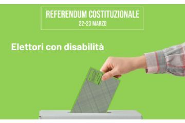Referendum Costituzionale 22 e 23 marzo 2026: Votazione degli elettori con disabilità